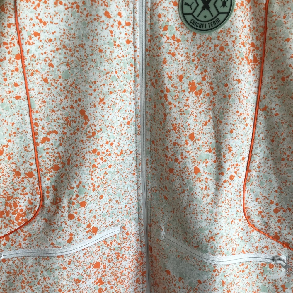 Puma x Daily Paper Track Jacket Large Speckled NWT - Picture 7 of 8